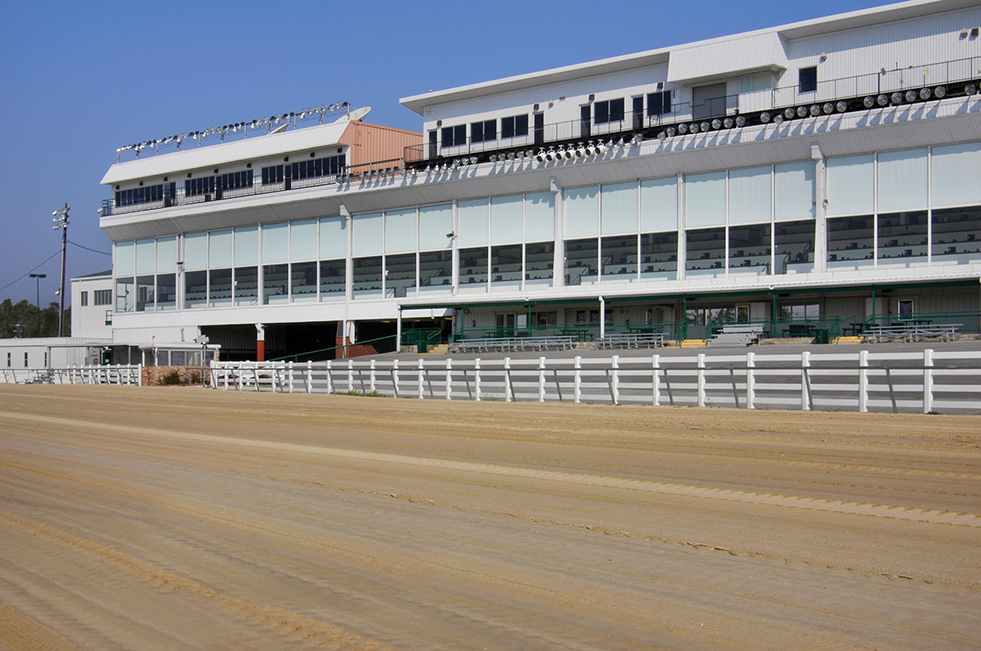 Racetrack Grandstands at Delta Downs